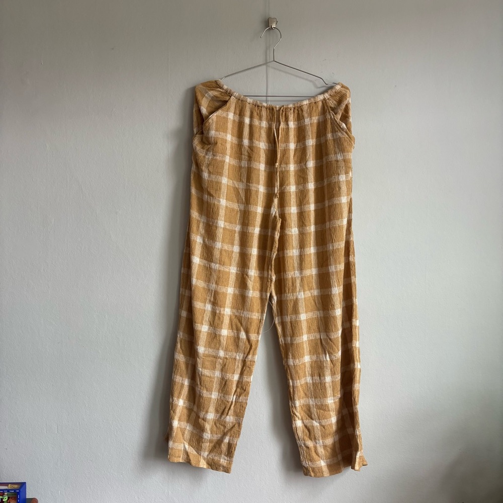 billabong checked out pants